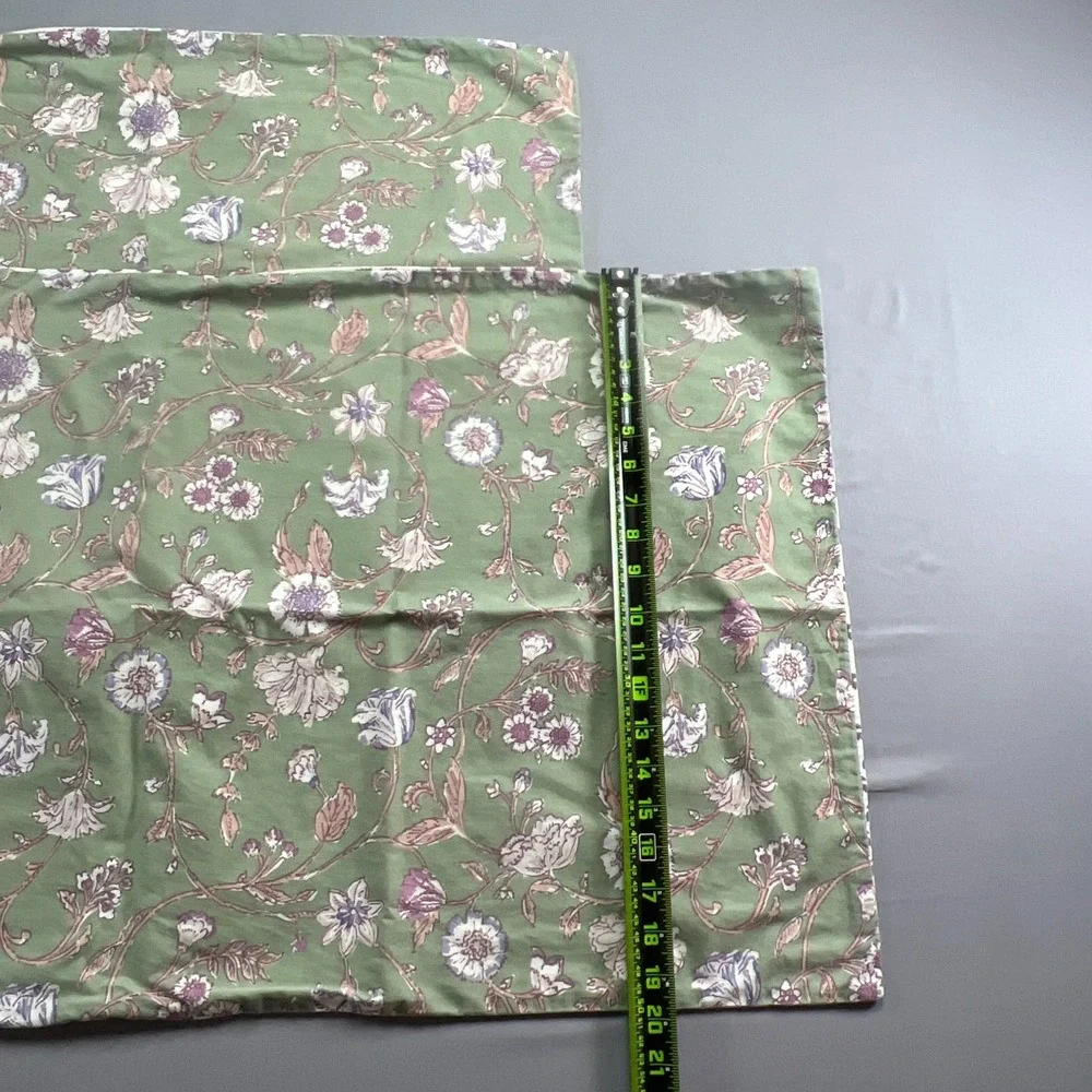 Set Of 2 Threshold Standard Pillow Shams Multicolor Floral Bedding (20